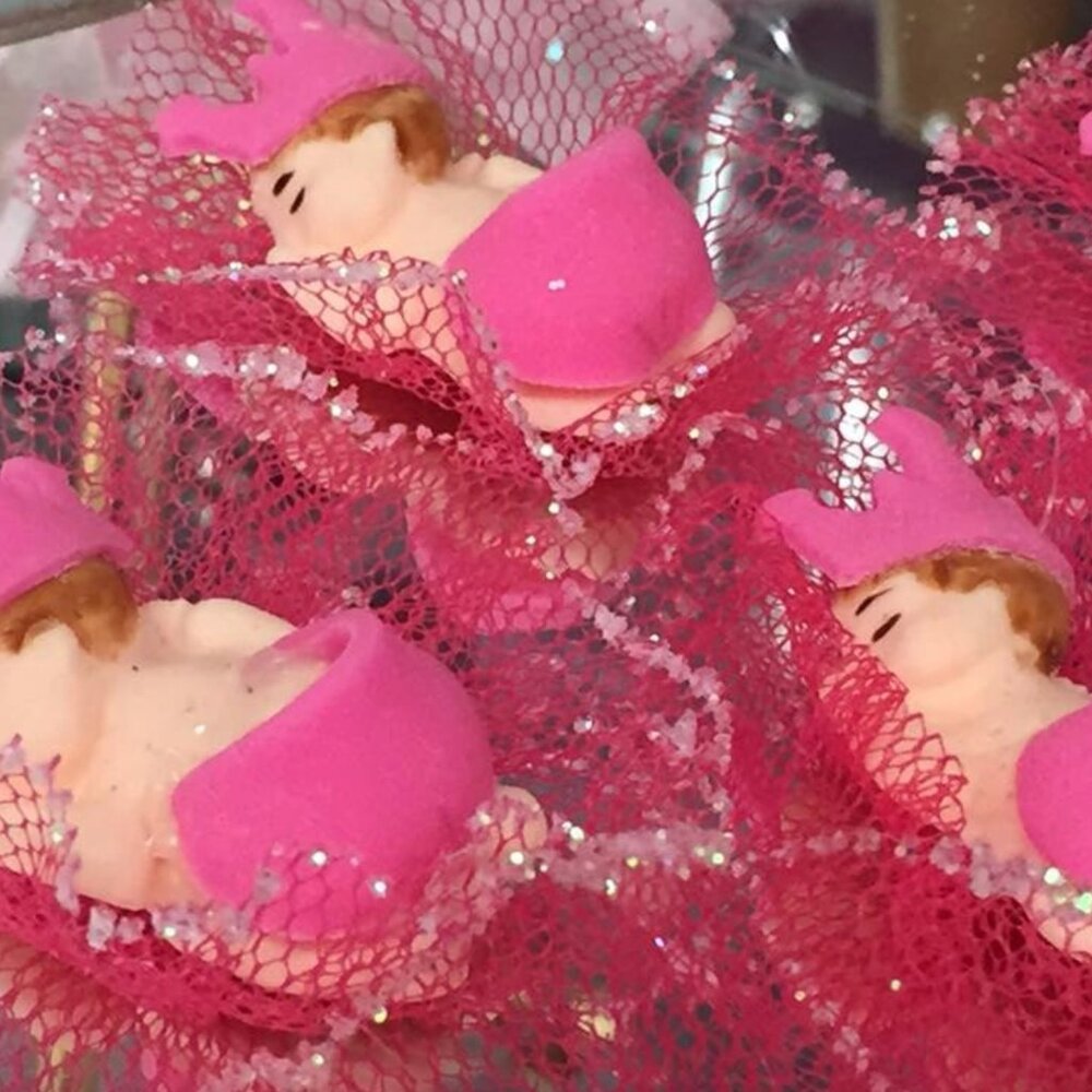 Baby Shower Fuchsia Princesses Party Favors Accents 12 Count